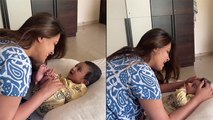 Watch Anita Hassanandani’s Adorable Conversation With Her New Born Son Aarav