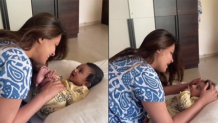 Watch Anita Hassanandani’s Adorable Conversation With Her New Born Son Aarav