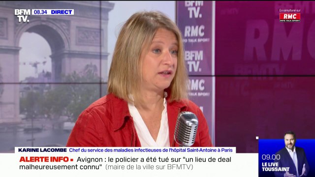 Pr Karine Lacombe: La situation s'améliore (...) mais les services de réanimations sont encore en tension