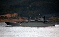 Rus savaş gemisi, 'Novocherkassk' Çanakkale Boğazı'ndan geçti