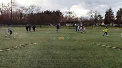 Entraînement école de foot