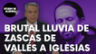 Brutal lluvia de zascas de Vicente Vallés a Pablo Iglesias tras anunciar su marcha de la política