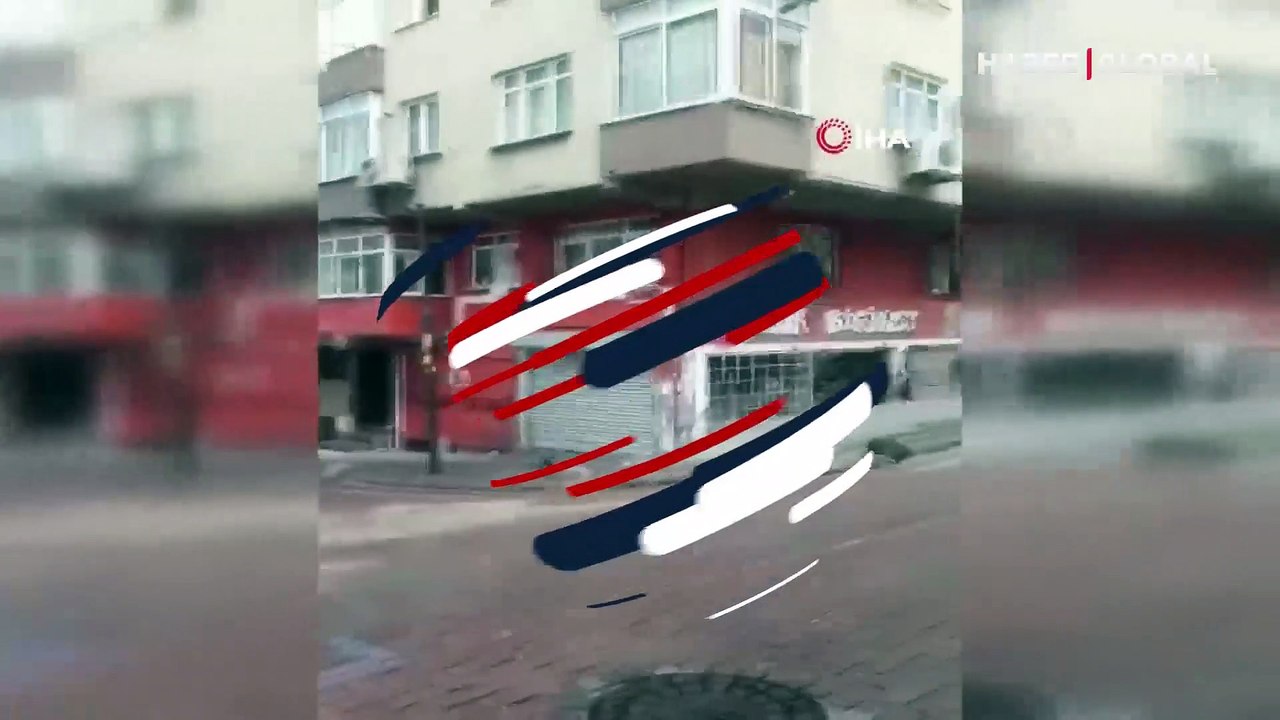 5 katlı o binanın çökme anı saniye saniye kamerada
