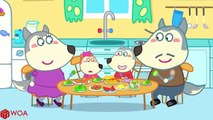 Wolf Family⭐️ Yes Yes Vegetables | Yes Yes Stay Healthy | Wolfoo Learns Healthy Habits For Kids