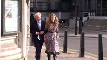 Boris Johnson and Carrie Symonds cast election votes