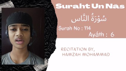 Surah Tun Nās ,surah No : 114