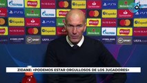 Zidane: «Podemos estar orgullosos de los jugadores»