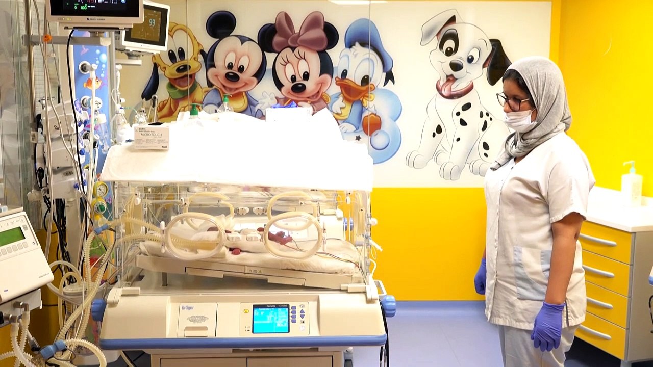 Neunlinge von Mutter aus Mali wohlauf