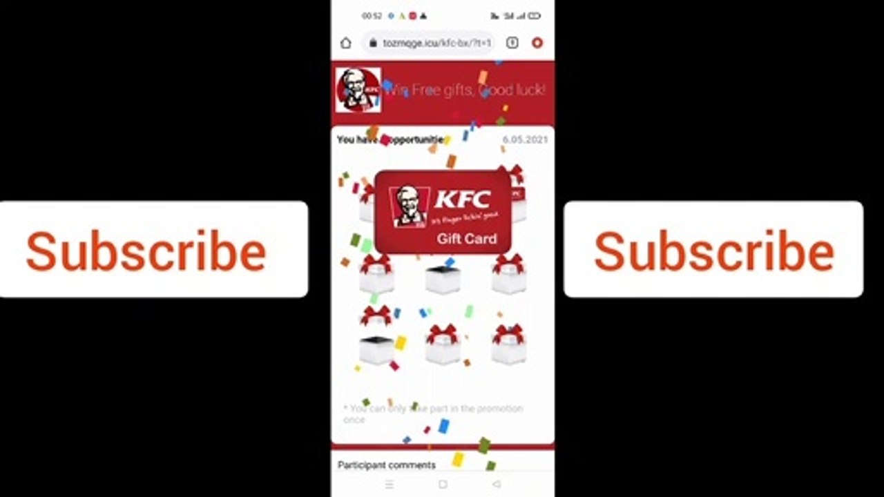 KFC 70th Anniversary Celebration Gift Link Real Or Fake | Review | Reality | Scam Or Alert | Link | KFC 70th Anniversary Celebration Gift Link Reality | Scam Alert