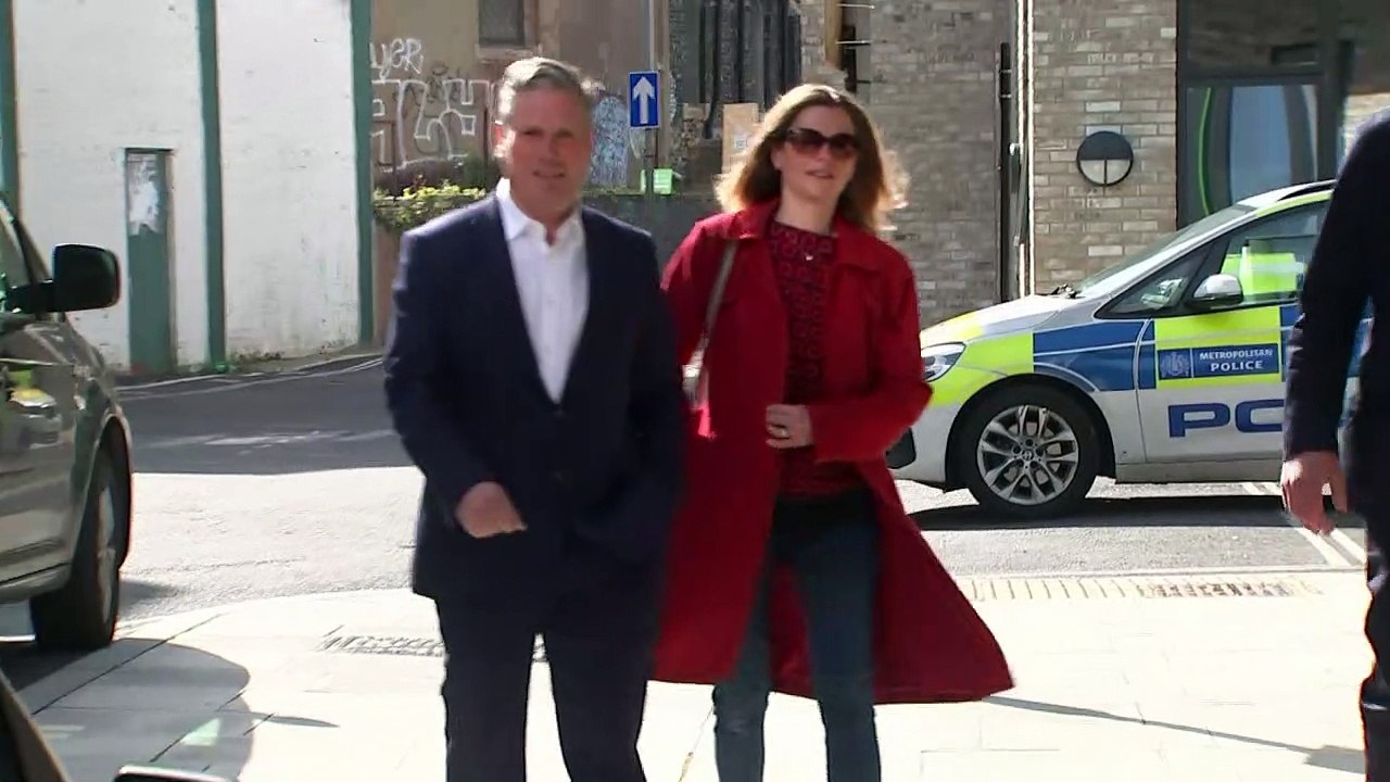 Keir Starmer casts election votes
