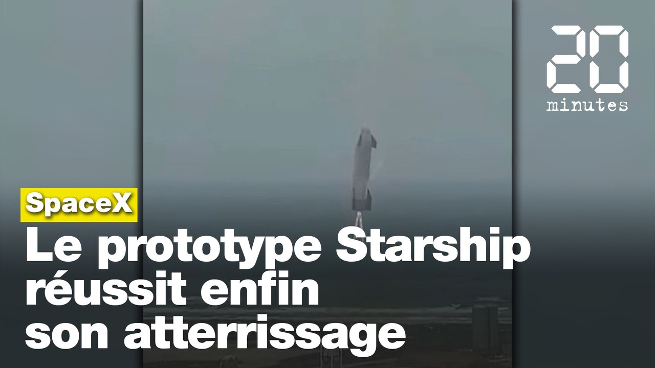 SpaceX : Le prototype Starship réussit son atterrissage pour la première fois