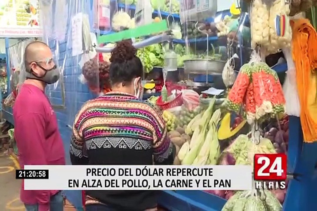 Alza del dólar repercute en precio de pollo, carne, arroz y más alimentos de la canasta básica familiar