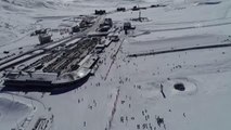Erciyes bu sezon 250 bin kayakçıyı ağırladı