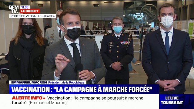 Vaccination: Emmanuel Macron annonce que les rendez-vous non pris seront ouverts à tous à partir du 12 mai