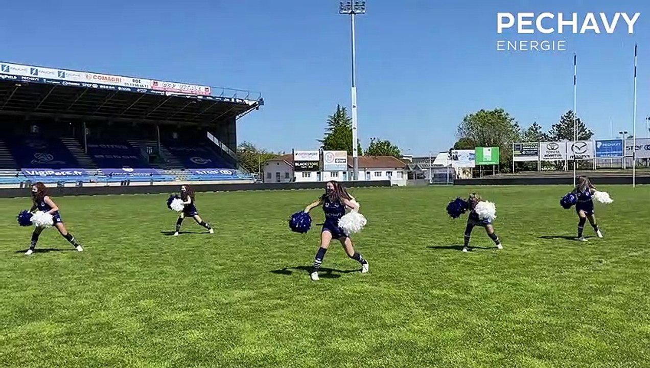 La chorée des Pech'Girls d'Agen Rugby !