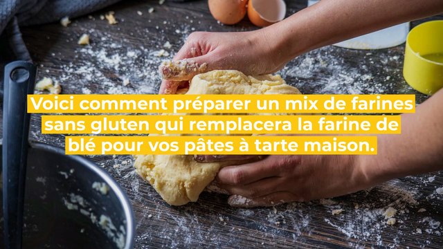Comment préparer un mix de farines pour vos pâtes à tarte sans gluten
