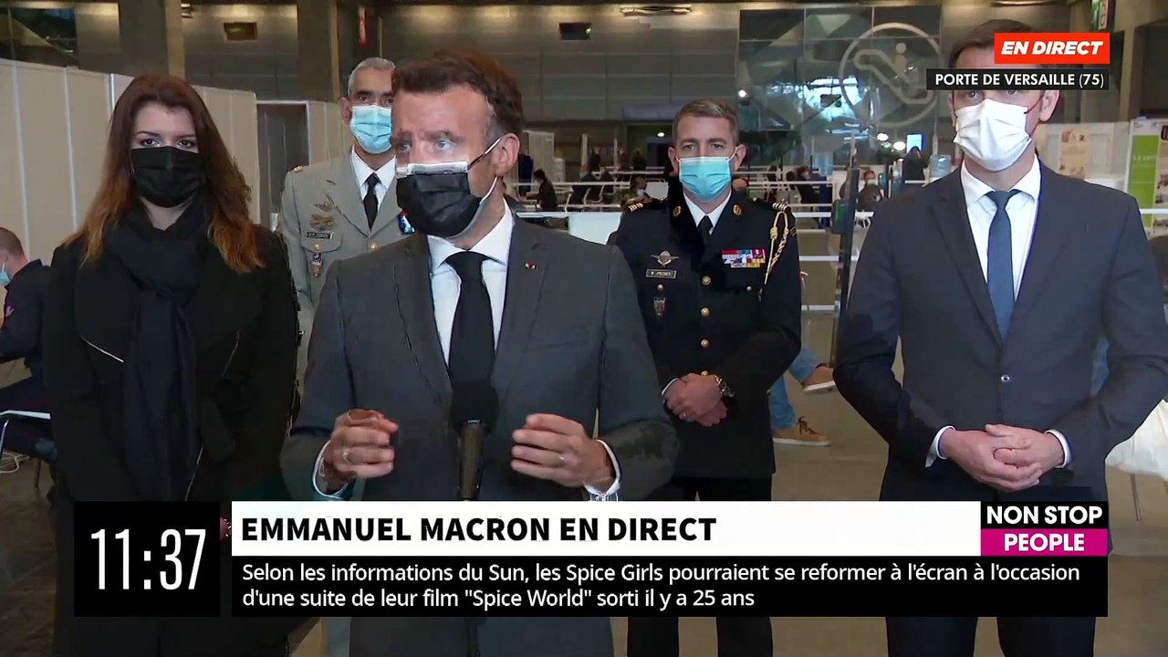 "La vaccination sera ouverte aux plus de 50 ans dès lundi" - "Les rendez-vous non pris seront ouverts à tous dès mercredi 12 mai", annonce Emmanuel Macron
