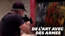 Cet ex-militaire israélien peint avec des armes à feu, une 