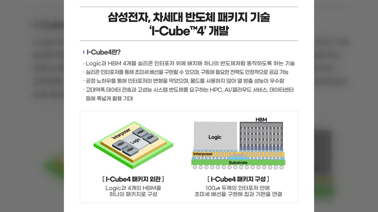 [기업] 삼성전자, 차세대 반도체 패키지 기술 개발 / YTN