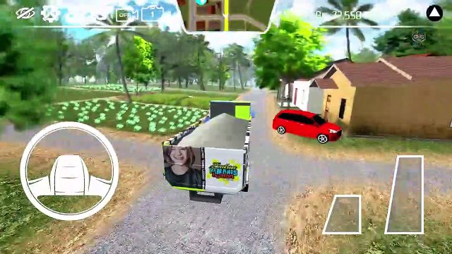 Dump Truck Transporting Concrete - ES Truck Simulator ID - Android Gameplay