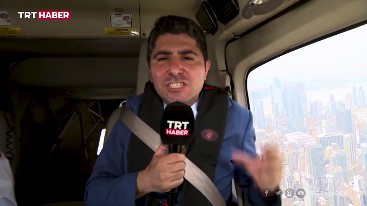 TRT Haber Türk Emniyet Müdürü ile New York semalarında