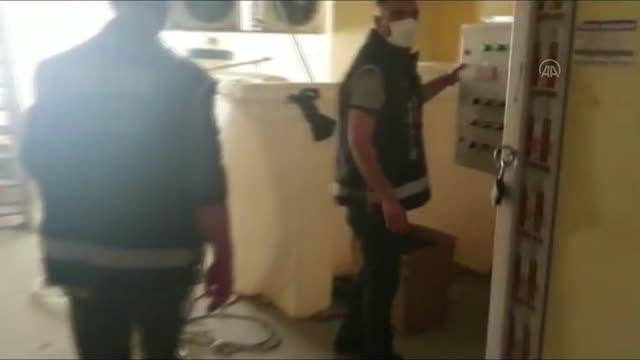 Sahte içki operasyonunda 2 kişi gözaltına alındı