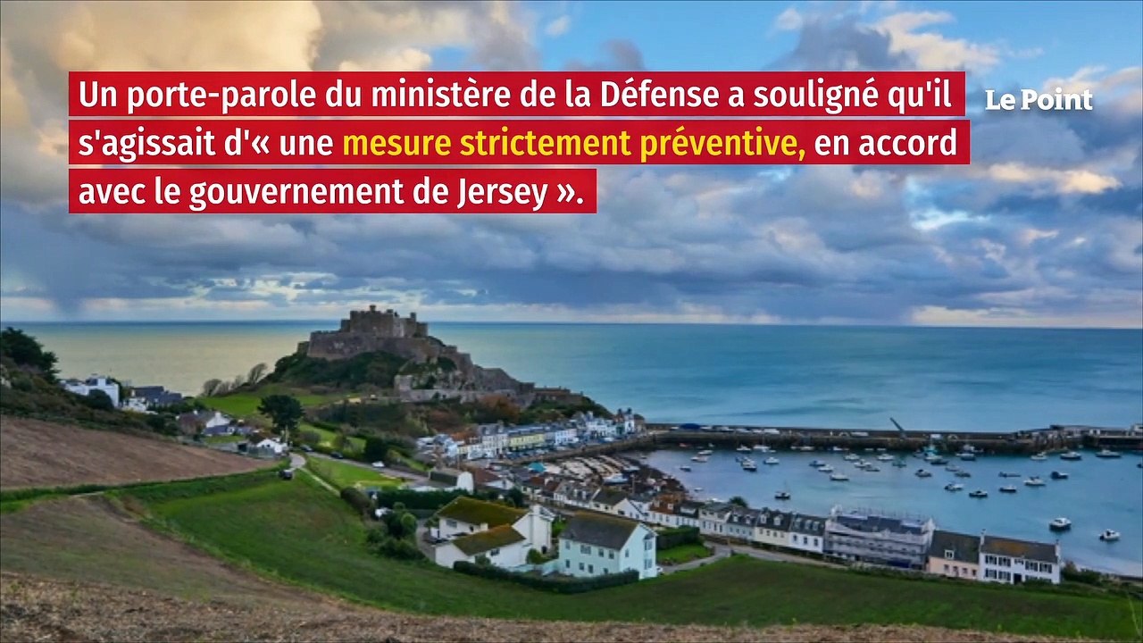 Jersey : des navires de guerre britanniques fac...
