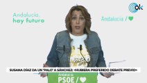 Susana Díaz acepta las primarias en Andalucía y da un ‘palo’ a Sánchez: «Hubiera preferido debate previo»