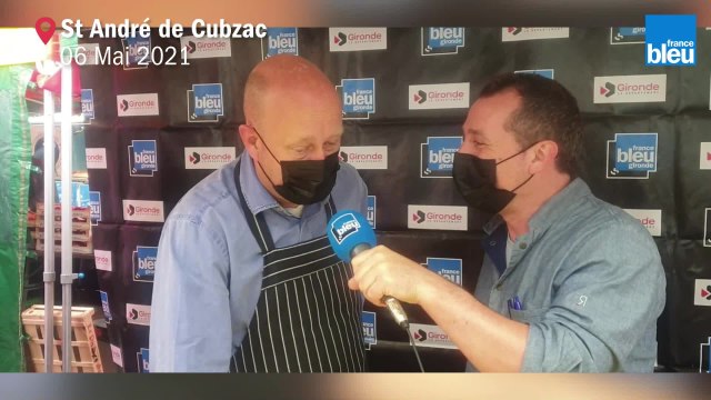 la tournée des marchés 100% Solidaire au marché de St André de Cubzac