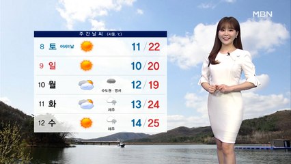 내일 아침~낮 요란한 비…짙은 황사 몰려와