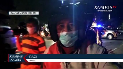 Arus Keluar Masuk Kota Banjarmasin Ditutup Malam Hari, Pengendara Bingung Diminta Putar Balik