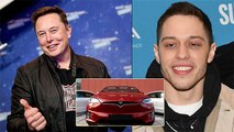 Pete Davidson Reveals His Plot To Get A Free Tesla From Spacex Founder Elon Musk
