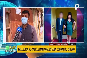 Clausuran agencia del Banco de la Nación donde falleció mujer