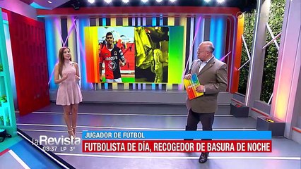 Kevin Nieto: “Tengo amor por los dos trabajos”, asegura el futbolista que recoge basura por las noches