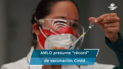 Covid México. Ayer fue “un día récord”, se vacunaron a 600 mil mexicanos: AMLO