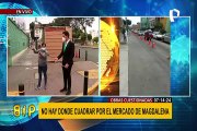Obras cuestionadas: No hay donde estacionar vehículos en el mercado de Magdalena