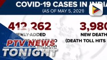 Hundreds join religious procession amid COVID-19 surge in India;  Biden agrees to waive COVID-19 vaccine patents to boost supply;   Canada, first country to allow Pfizer jab for ages 12-15