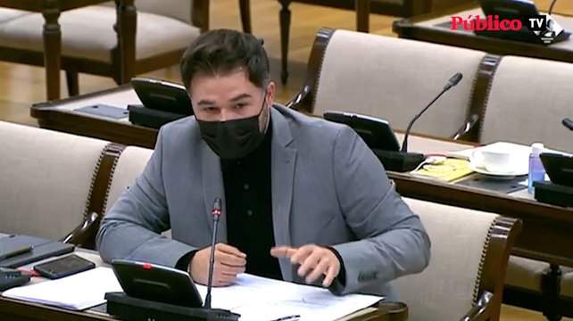 Rufián, al abogado de la 'operación Catalunya': Usted es el abogado de los Corleone