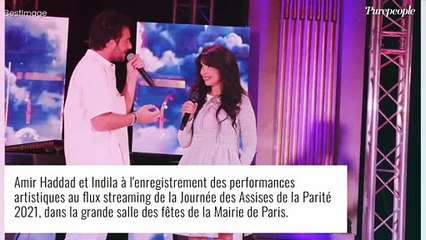 Amir en duo avec Indila : il a pris son courage à deux mains pour l'aborder