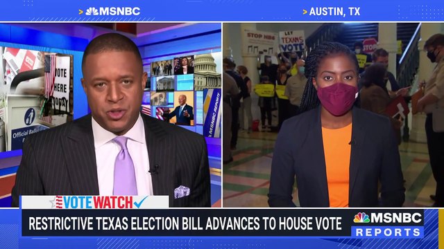 Protesters Swarm Texas Statehouse As Lawmakers Vote On Restrictive Voting Bill MSNBC