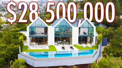 Inside A $28.5M Hollywood Hills Farmhouse Mansion