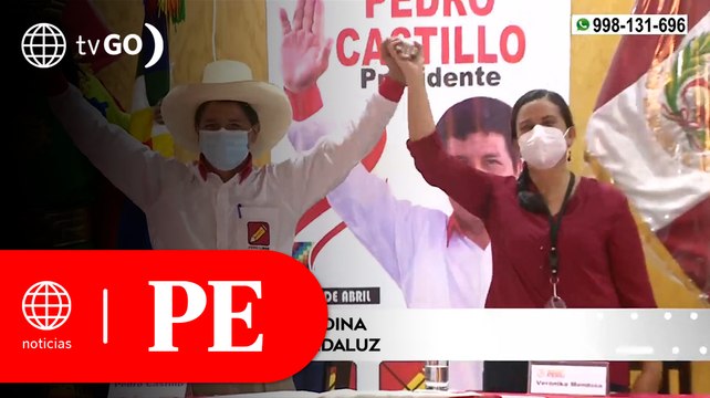 Pedro Castillo y Verónika Mendoza firmaron acuerdo político | Primera Edición