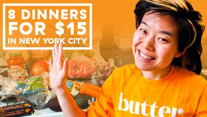 Here's How I Cooked 8 Meals For 2 In NYC For Just $15