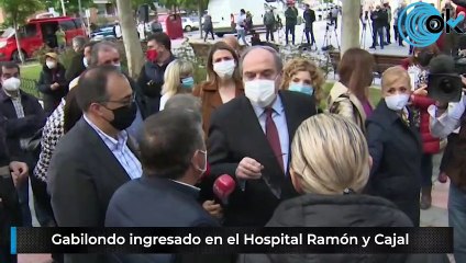 Gabilondo ingresado en el Hospital Ramón y Cajal