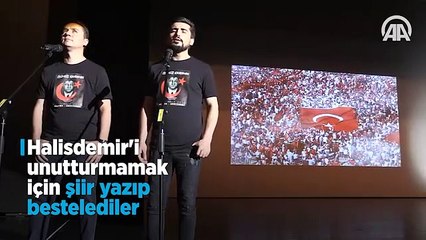 Ömer Halisdemir'i unutturmamak için şiir yazıp bestelediler