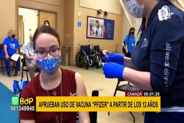 Canadá autorizó vacuna de Pfizer para niños de 12 a 16 años