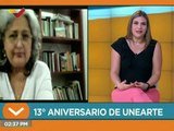 Rectora de la UNEARTE: Celebración del Bicentenario va hacer a través de las expresiones artísticas