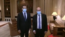 Fransa Dışişleri Bakanı Jean-Yves Le Drian, eski Lübnan Başbakanı Hariri ile görüştü