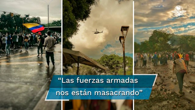 Protestas en Colombia: “No somos terroristas, queremos un mejor país”