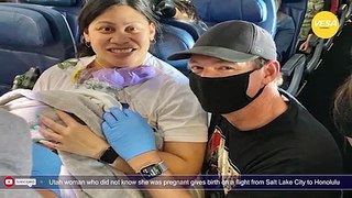 Woman gives birth on a flight from Salt Lake City to Honolulu she did not know she was pregnant